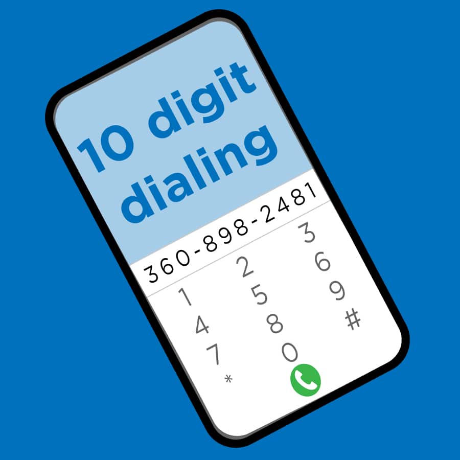 10 Digit Dialing • Hood Canal Communications