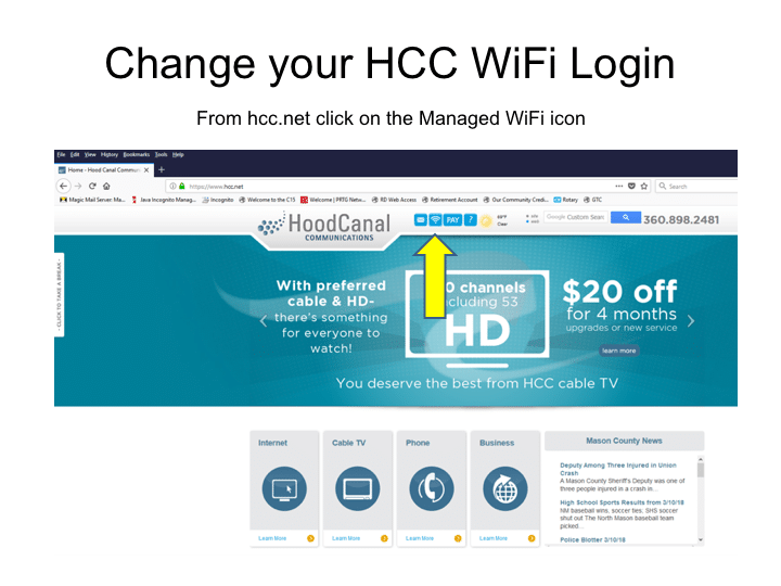 Managed Wifi Hood Canal Communications