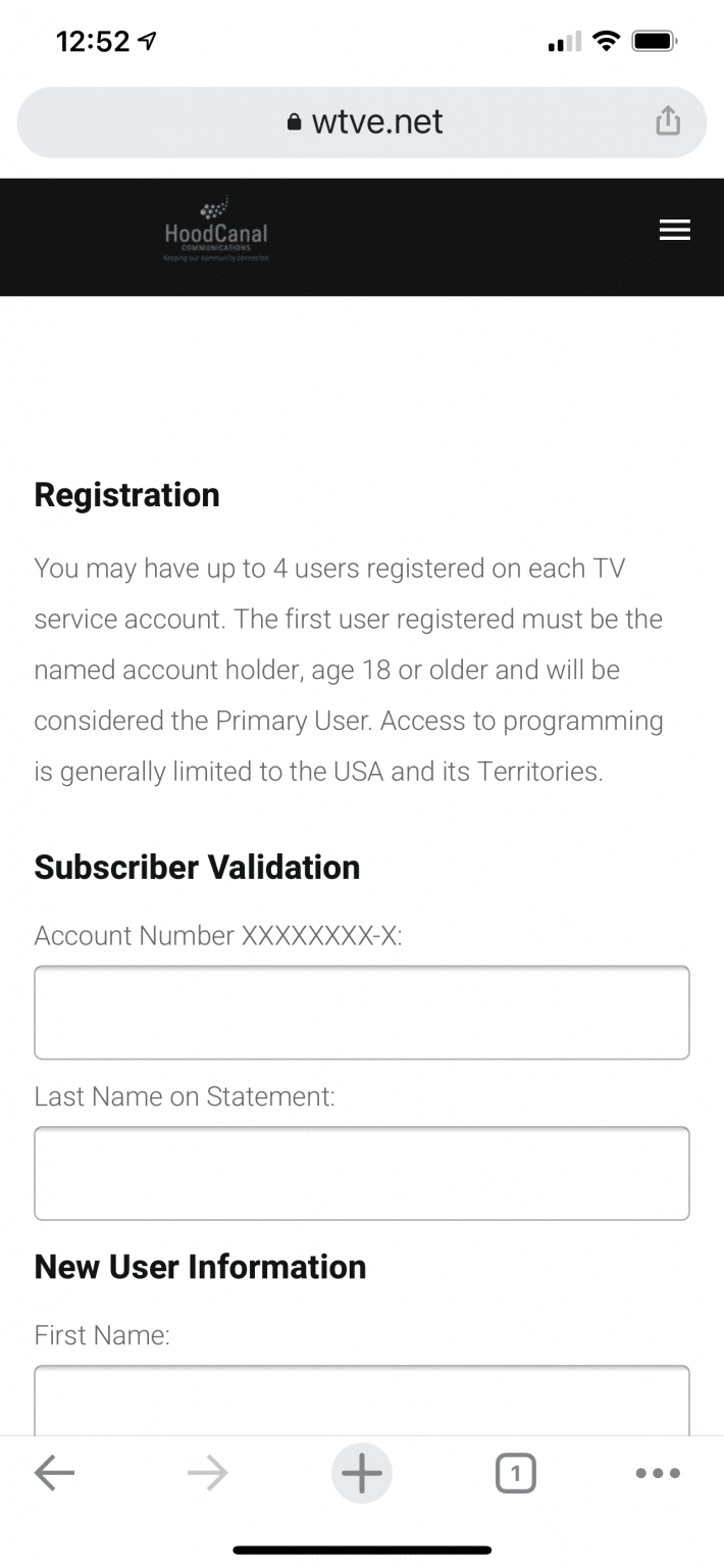 WatchTVEverywhere Hood Canal Communications