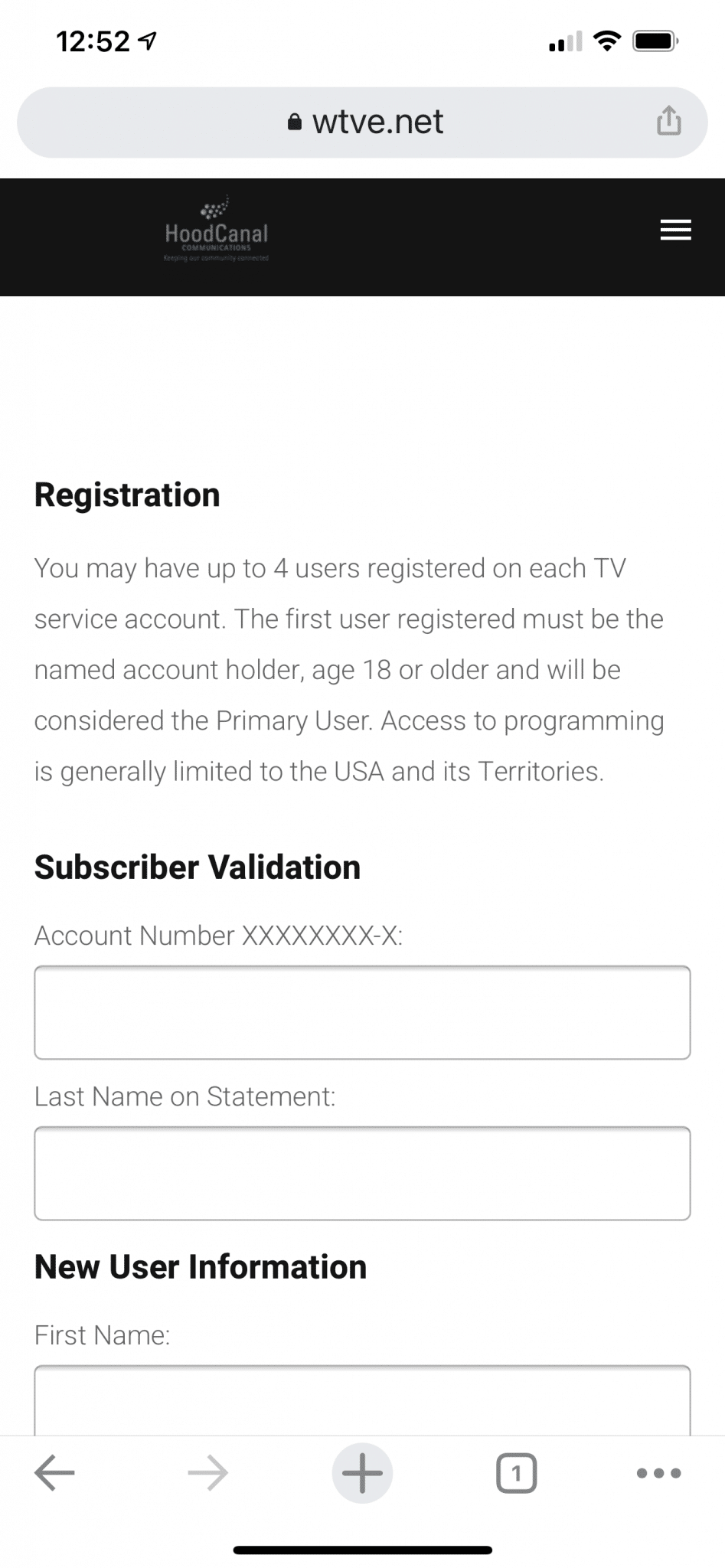 WatchTVEverywhere Hood Canal Communications